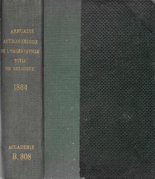 Annuaire de l'observatoire royal de Bruxelles. Pour l'annee 1864 - copertina