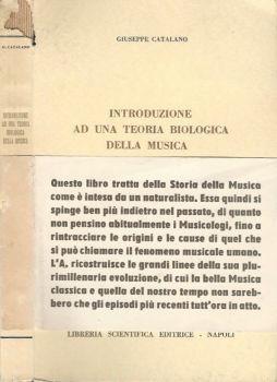 Introduzione ad una teoria biologica della musica - Giuseppe Catalano - copertina