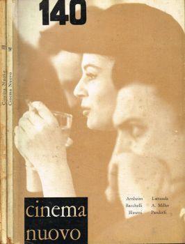 Cinema nuovo. Rassegna bimestrale di cultura annoVIII, 1959, n.140. Anno XV, 1966, n.179 - Guido Aristarco - copertina