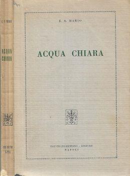 Acqua Chiara - E. A. Mario - copertina