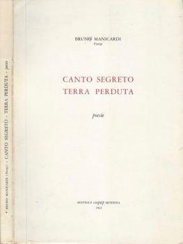 Canto segreto terra perduta - Bruno Manicardi - copertina