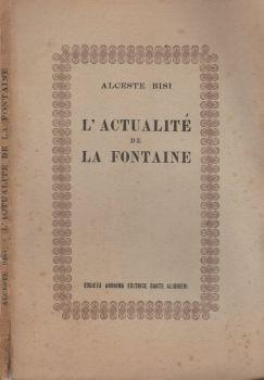 L' actualité de La Fontaine - Alceste Bisi - copertina
