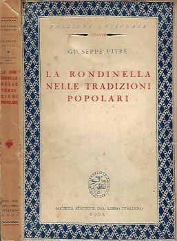 La rondinella nelle tradizioni popolari - Giuseppe Pitrè - copertina