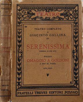 Serenissima, Omaggio a Goldoni - Giacinto Gallina - copertina