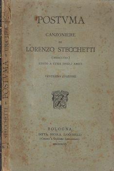 Postuma. Canzoniere di Lorenzo Stecchetti (mercutio) edito a cura degli amici - Lorenzo Stecchetti - copertina