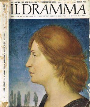 Il Dramma. Mensile di commedie di grande interesse. Anno 42, n.362-363 novembre-dicembre 1966 - Lucio Ridenti - copertina