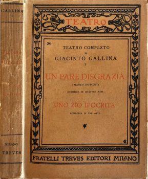 Un pare disgrazia, Uno zio ipocrita - Giacinto Gallina - copertina