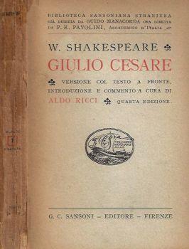 Giulio Cesare - William Shakespeare - copertina