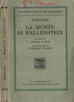 La morte di Wallenstein - Friedrich Schiller - copertina