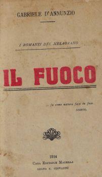 Il fuoco - Gabriele D'Annunzio - copertina