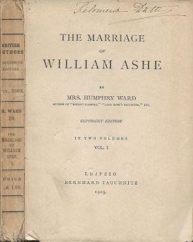 The marriage of William Ashe. Vol. I - Humphry Ward - copertina