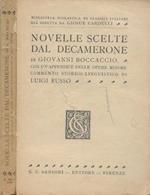 Novelle scelte dal Decamerone di Giovanni Boccaccio. Con un'appendice delle opere minori