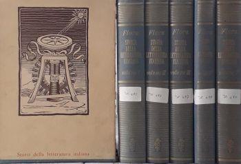 Storia della Letteratura Italiana (5 Voll.) - Francesco Flora - Libro Usato  - Mondadori 