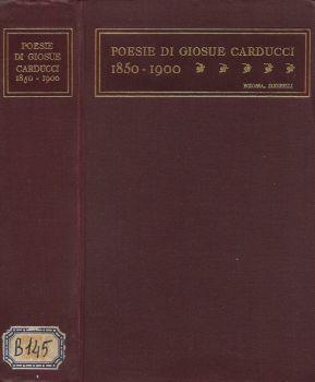 Poesie. 1850-1900 - Giosuè Carducci - copertina