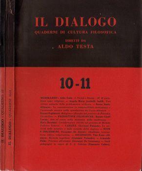 Il Dialogo - 1960. Quaderni di Cultura Filosofica - Aa.vv. - copertina