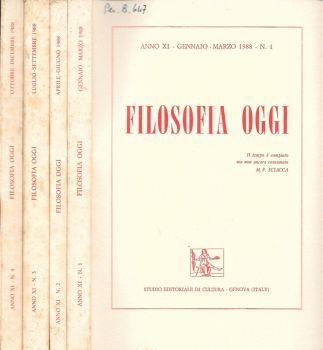 Filosofia oggi - copertina