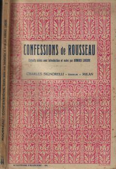 Confessions - Jean-Jacques Rousseau - copertina