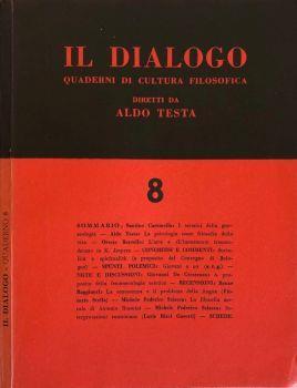 Il dialogo. Quaderni di cultura filosofica - Aldo Testa - copertina