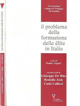 Il problema della formazione delle élite in Italia - Dante Argeri - copertina