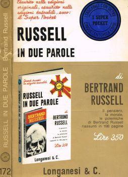 Bertrand Russell in due parole. Profili in satira - Robert E. Egner - copertina