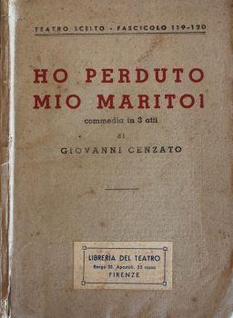 Ho perduto mio marito! - Giovanni Cenzato - copertina