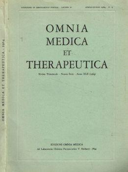 Omnia medica et therapeutica. Rivista trimestrale nuova serie anno XLII(1964) n.2 - Ugo Baldacci - copertina