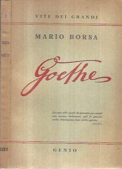 Goethe - Mario Borsa - copertina