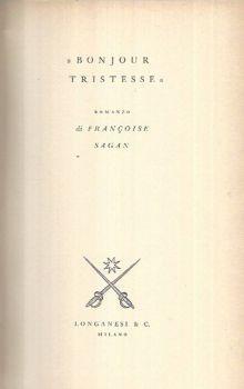 Bonjour tristesse - Françoise Sagan - copertina