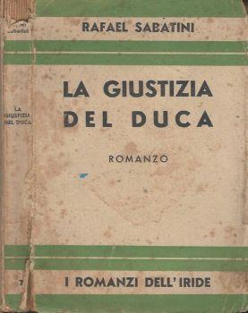 La giustizia del duca - Rafael Sabatini - copertina