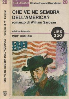 Che ve ne sembra dell'America? - William Saroyan - copertina