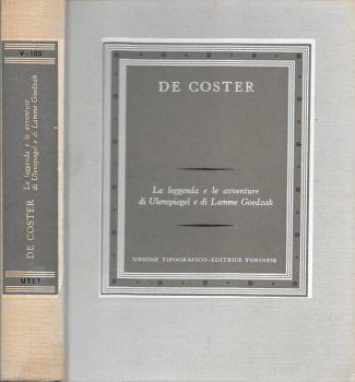 La leggenda e le avventure di Ulenspiegel e di Lamme Goedzak - Charles De Coster - copertina