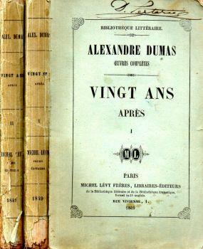 Vingt ans après - Alexandre Dumas - copertina