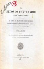 Il Secondo Centenario dell'incoronazione dell'immagine di Maria SS. della Pietà e del Soccorso. Celebrato nella metropolitana di Genova, il 26, 27, 28 Novembre 1883