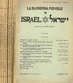 La rassegna mensile di Israel. N.1, 2, 4, 6, 7, 8, 9, 12. Anno 1968 terza serie