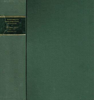 I documenti diplomatici italiani. Settima serie 1922-1935 vol.XV (18 marzo-27 settembre 1934) - Ministero degli Affari Esteri - copertina