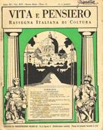 Vita e pensiero. Rassegna italiana di coltura. Anno XI vol.XVI nuova serie fasc.11. novembre 1925