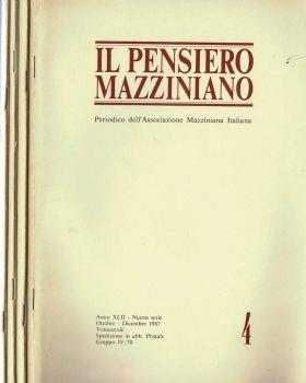 Il Pensiero Mazziniano. Periodico dell'Associazione Mazziniana Italiana - copertina