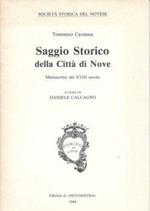 Saggio storico della città di Nove. Manoscritto del XVIII secolo