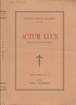 Actum luce. Rivista di studi lucchesi