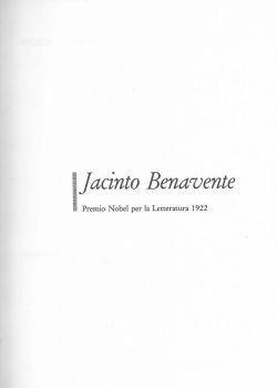 Jacinto Benavente. drammi - copertina