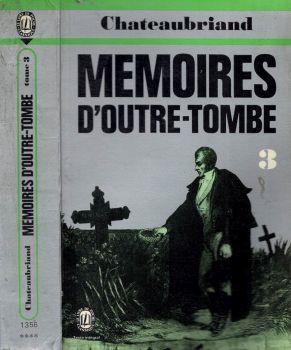 Memoires d'outre - tombe - François-René de Chateaubriand - copertina