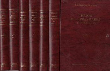 Trésor de livres rares et précieux Tome I, III, V, VI*, VI**, VII. Ou nouveau dictionnaire bibliographique - Theodor Graesse - copertina