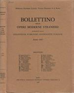 Bollettino delle Opere Moderne Straniere. acquisite dalle Biblioteche Pubbliche Governative Italiane - Anno 1967