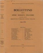 Bollettino delle Opere Moderne Straniere. acquisite dalle Biblioteche Pubbliche Statali Italiane - Anno 1994