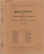 Bollettino delle Opere Moderne Straniere. acquisite dalle Biblioteche Pubbliche Statali Italiane - Anno 1986