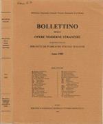 Bollettino delle Opere Moderne Straniere. acquisite dalle Biblioteche Pubbliche Statali Italiane - Anno 1985