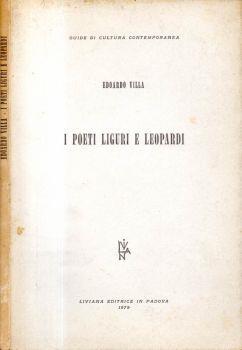 I poeti liguri e Leopardi - Edoardo Villa - copertina