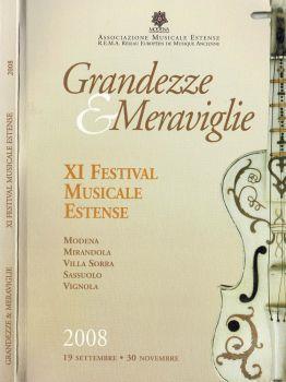 Grandezze & meraviglie. XI Festival Musicale Estense - copertina