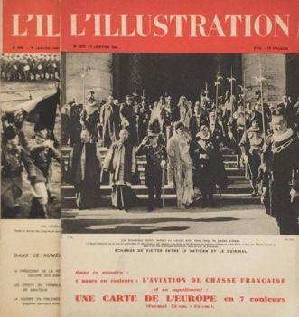 L' Illustration 98 Année - N. 5053 - 5055 Janvier 1940. Journal Hebdomadaire Universel - copertina