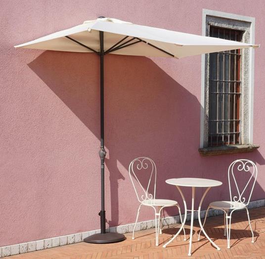Mezzo Ombrellone da parete in alluminio ombrellone per spazi ristretti e  centri storici 2,3 x 1,3 metri base non inclusa - Gruppo Maruccia - Idee  regalo | IBS